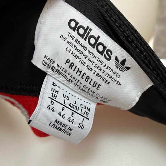 Adidas black/ red white and blue one should sports bra! - Picture 3 of 7